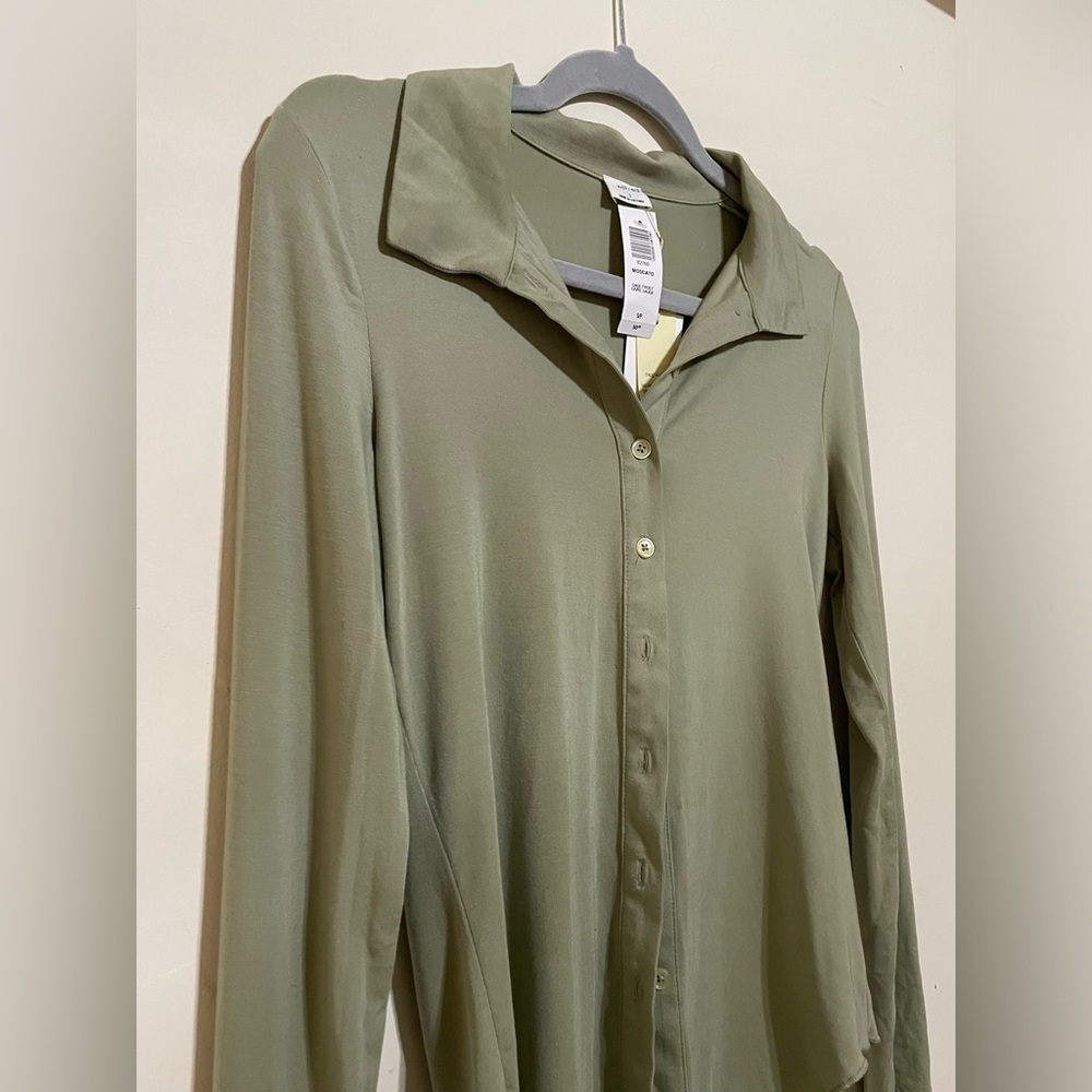Wilfred Elegant Olive Green Women's Top - Picture 4 of 4